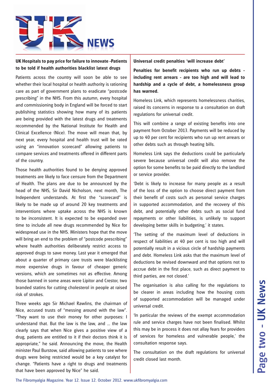 Fibromyalgia Magazine Preview Pages