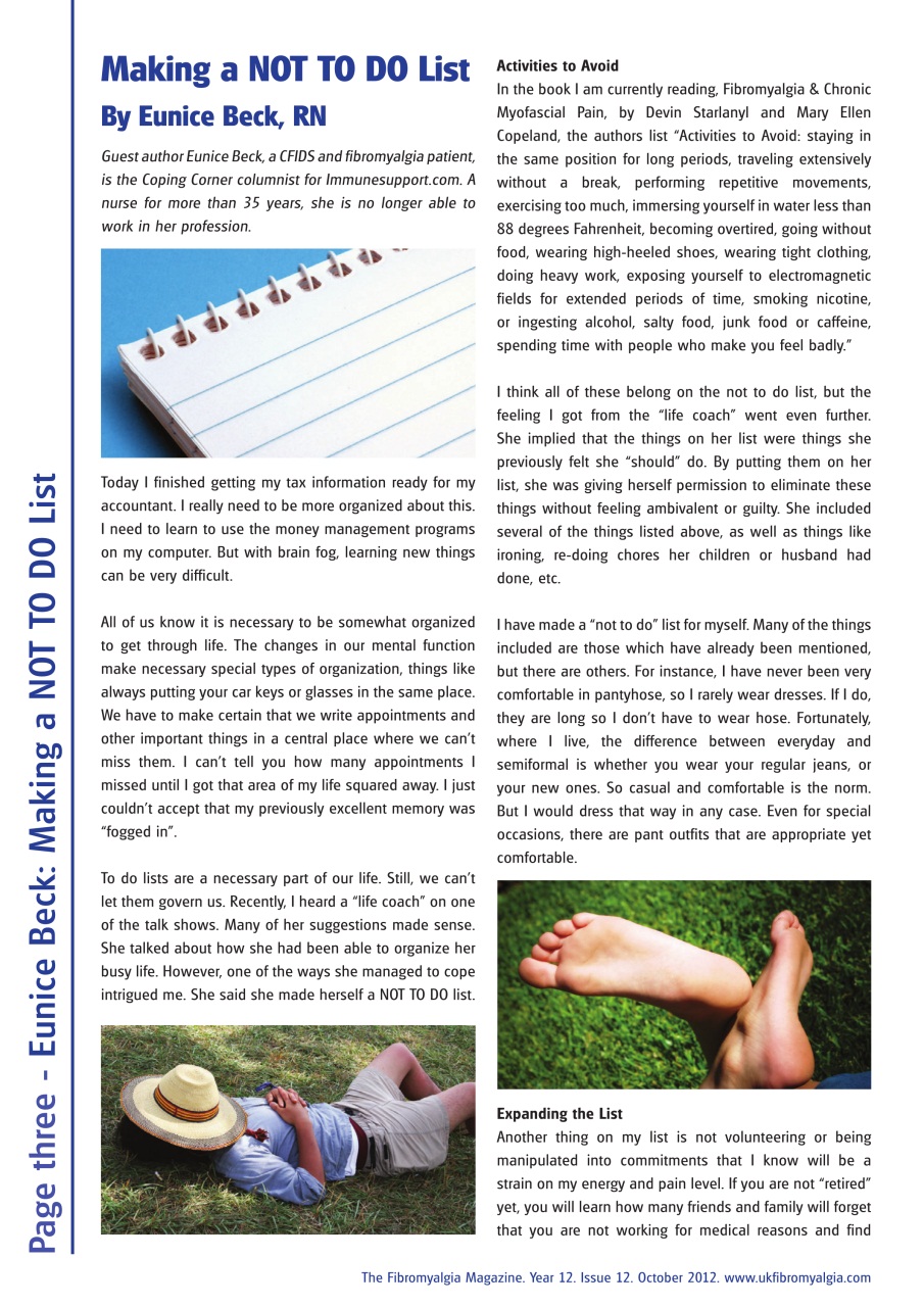 Fibromyalgia Magazine Preview Pages