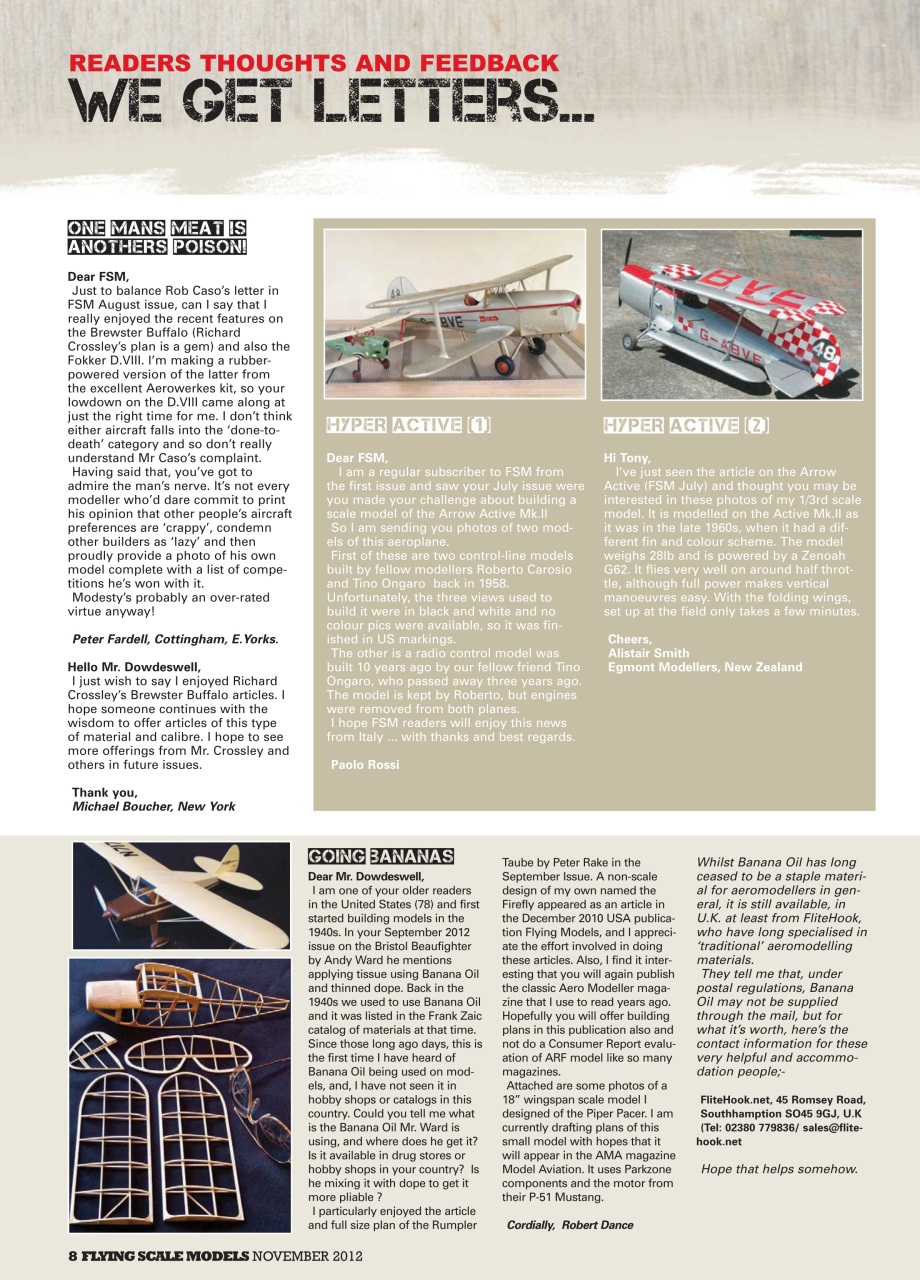 Flying Scale Models Preview Pages