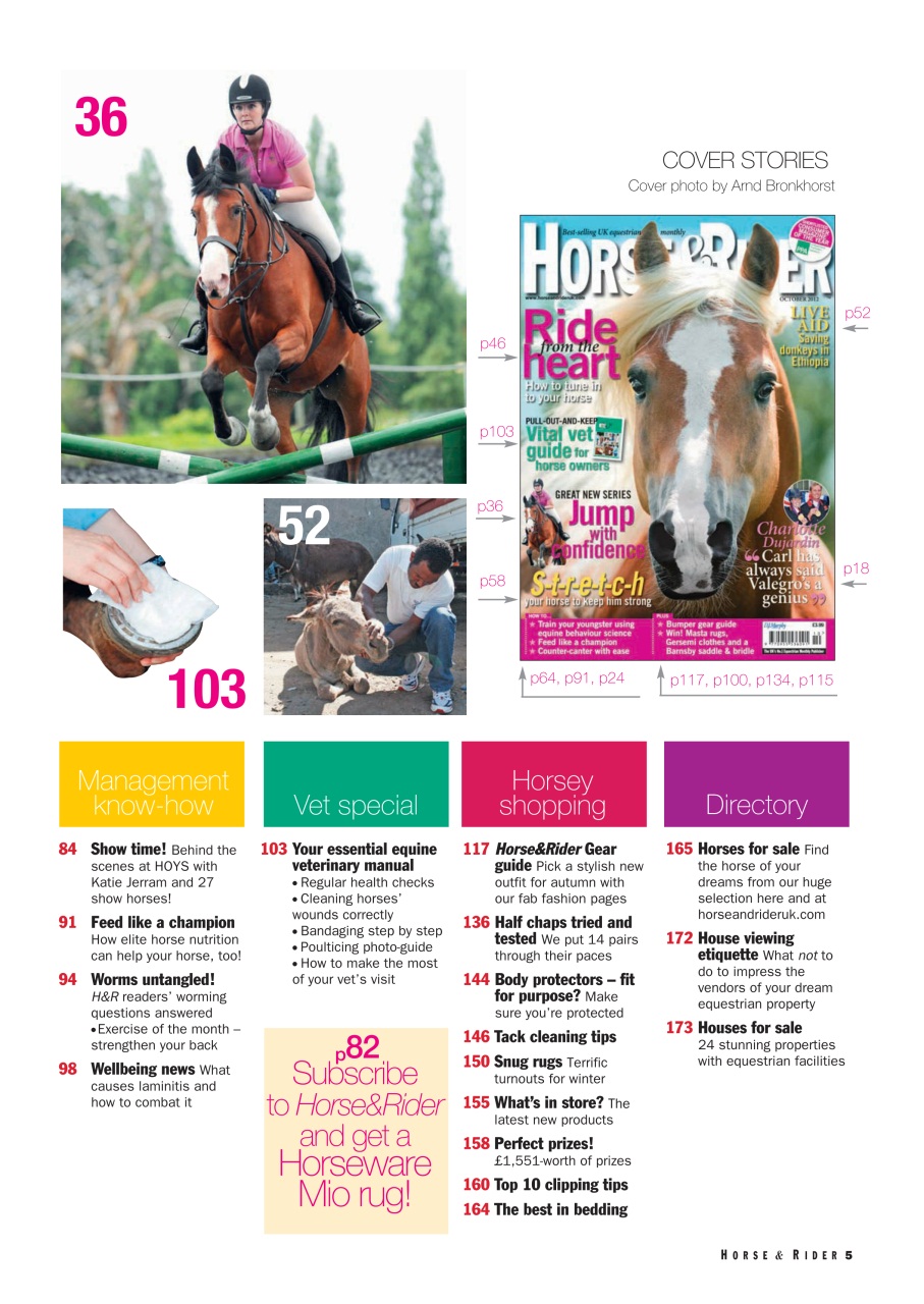 Horse&Rider Magazine - UK equestrian magazine for Horse and Rider Preview Pages