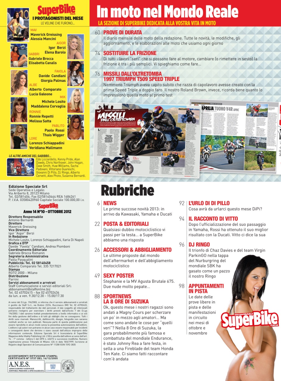Superbike Italia Preview Pages