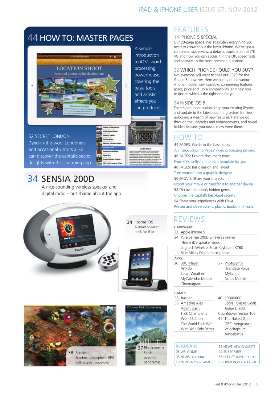 iPad and iPhone User Preview Pages