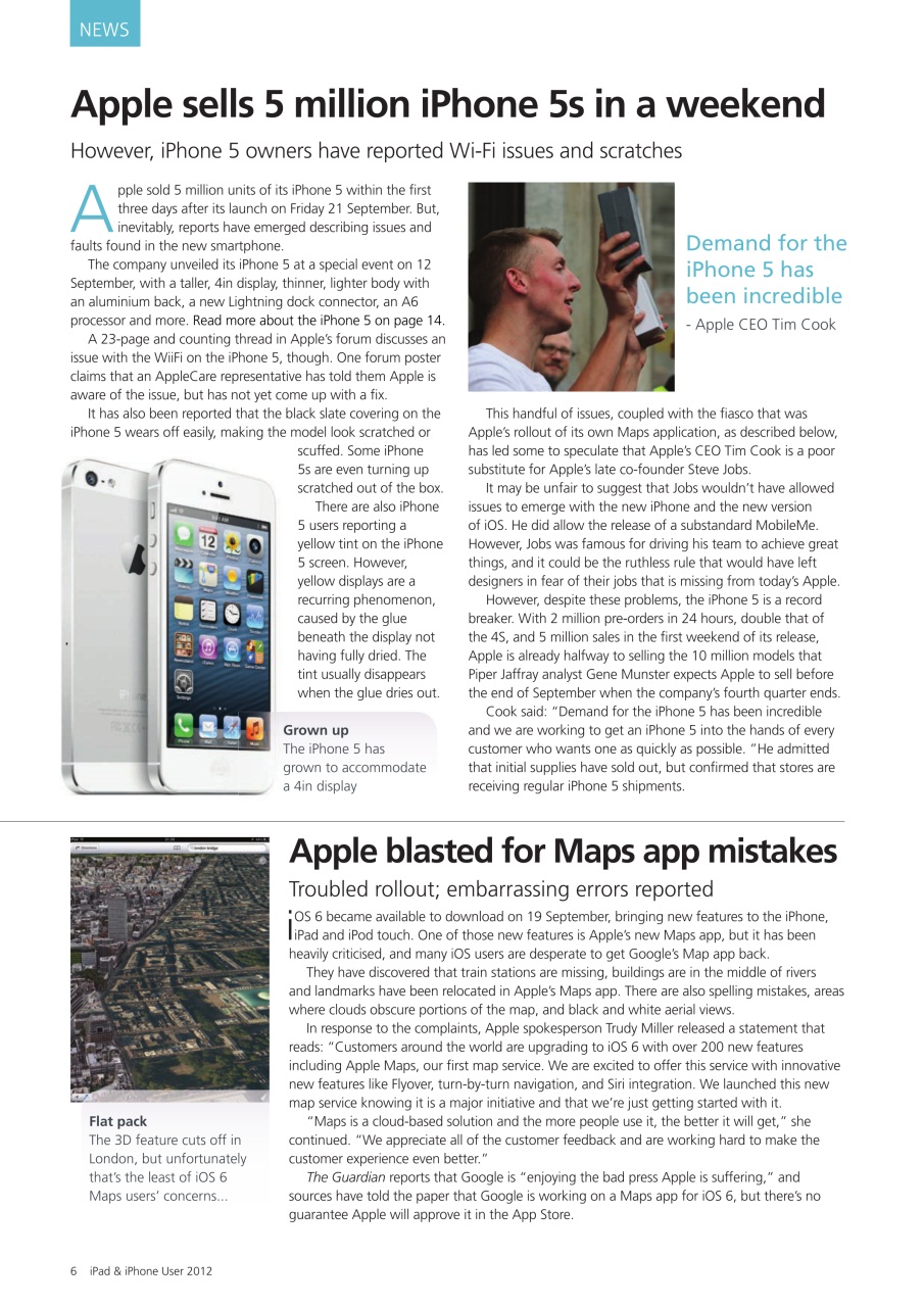 iPad and iPhone User Preview Pages