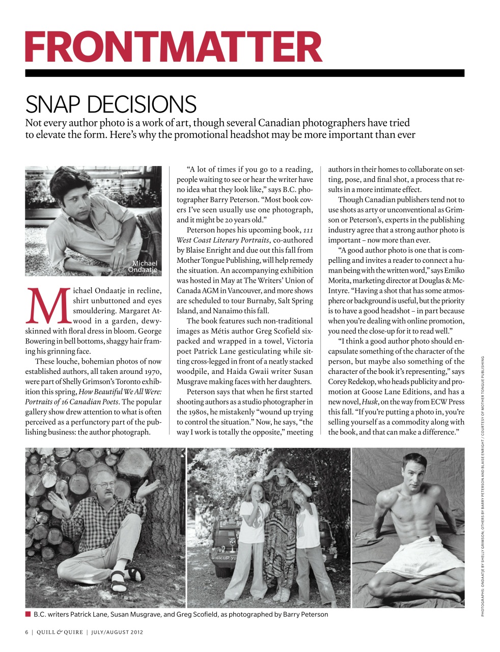 Quill & Quire Preview Pages