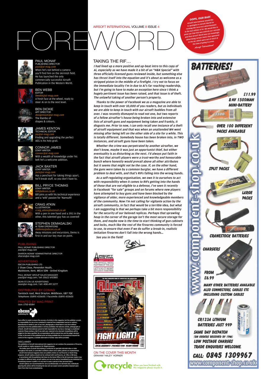 Airsoft International Preview Pages