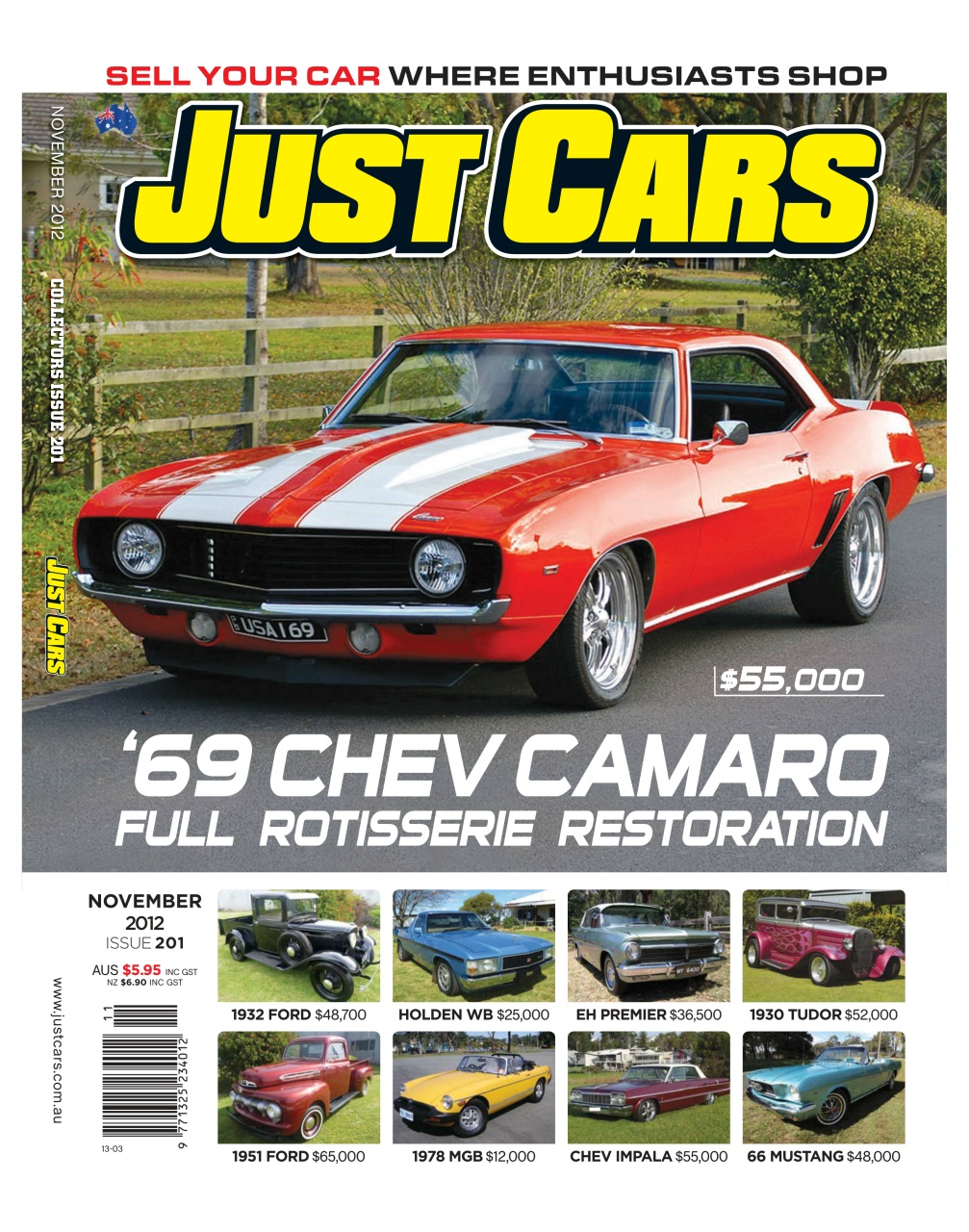 JUST CARS Preview Pages