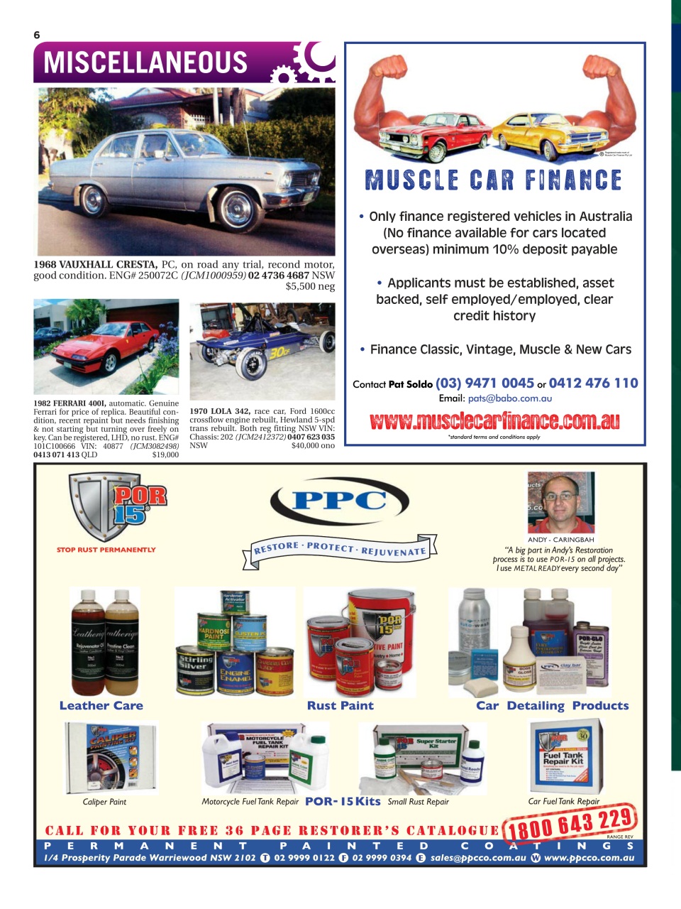 JUST CARS Preview Pages