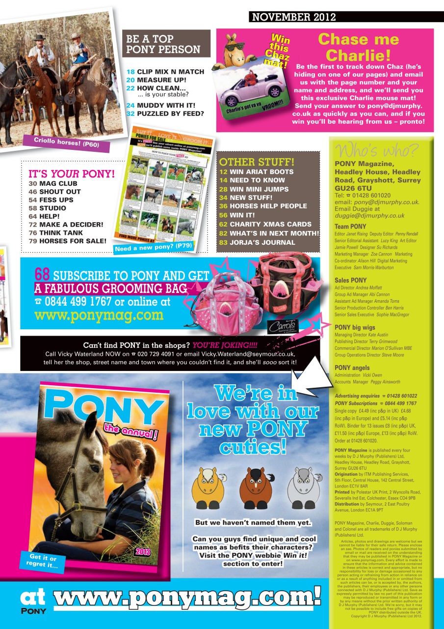 Pony Magazine Preview Pages