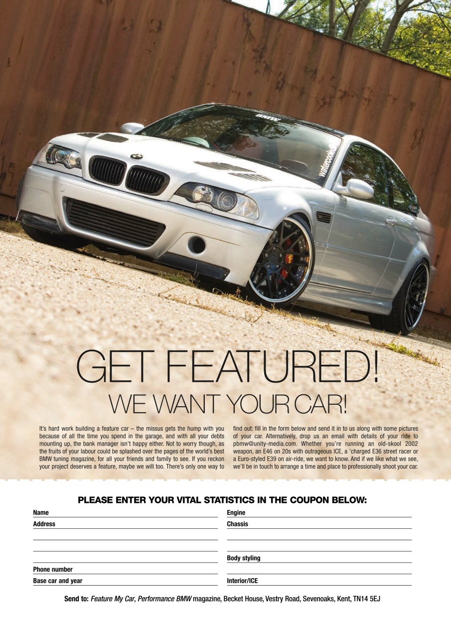 Performance BMW Preview Pages