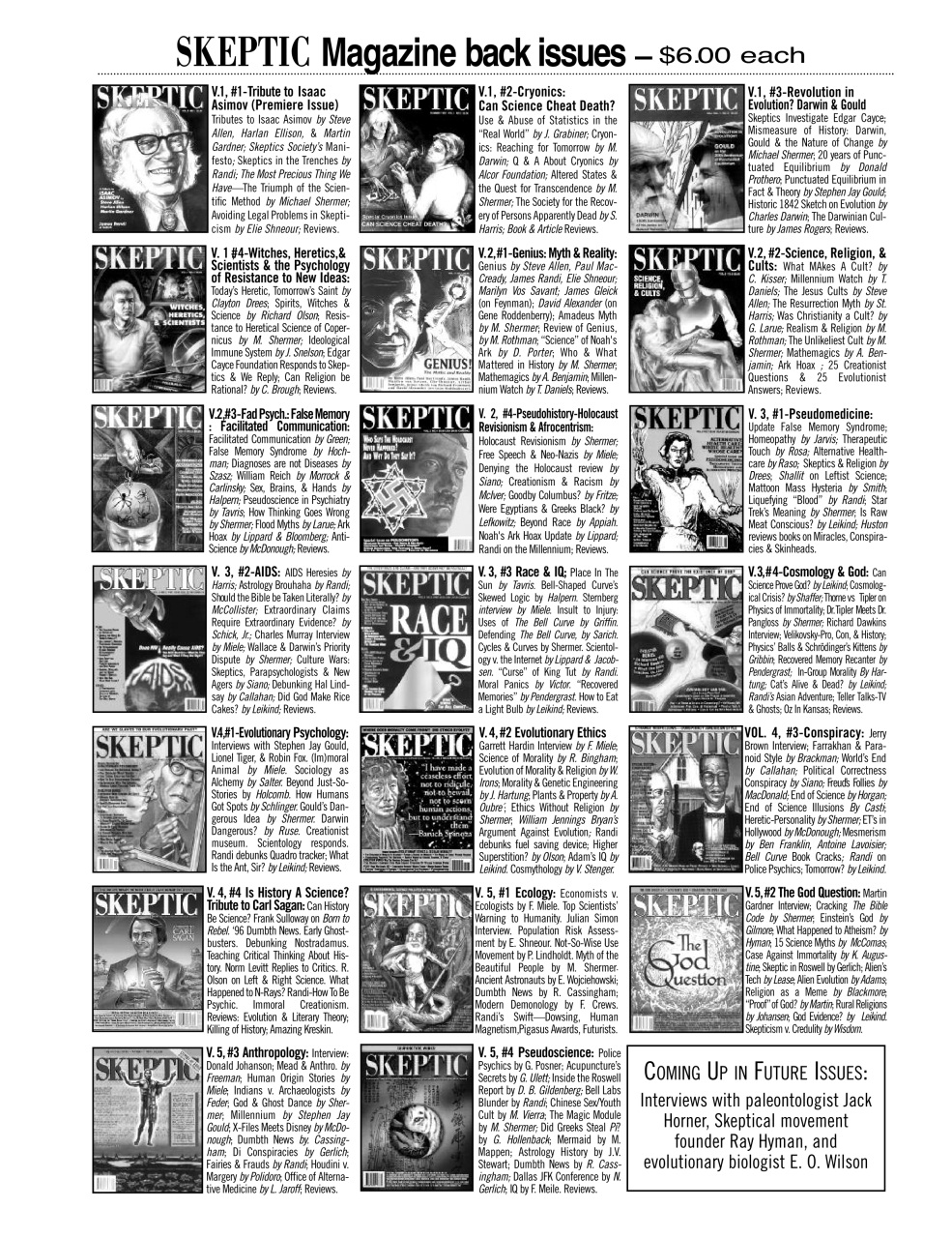 Skeptic Preview Pages