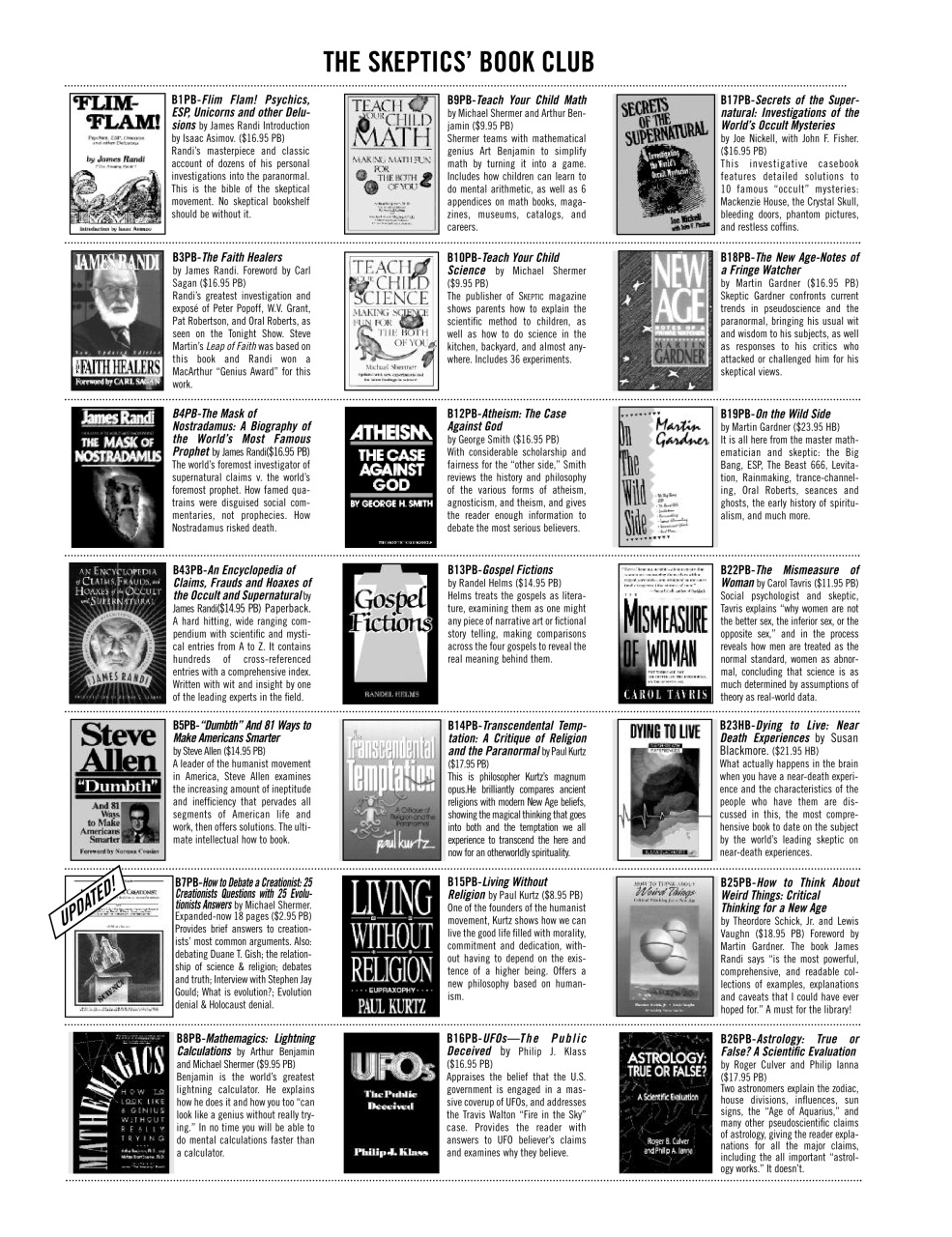 Skeptic Preview Pages