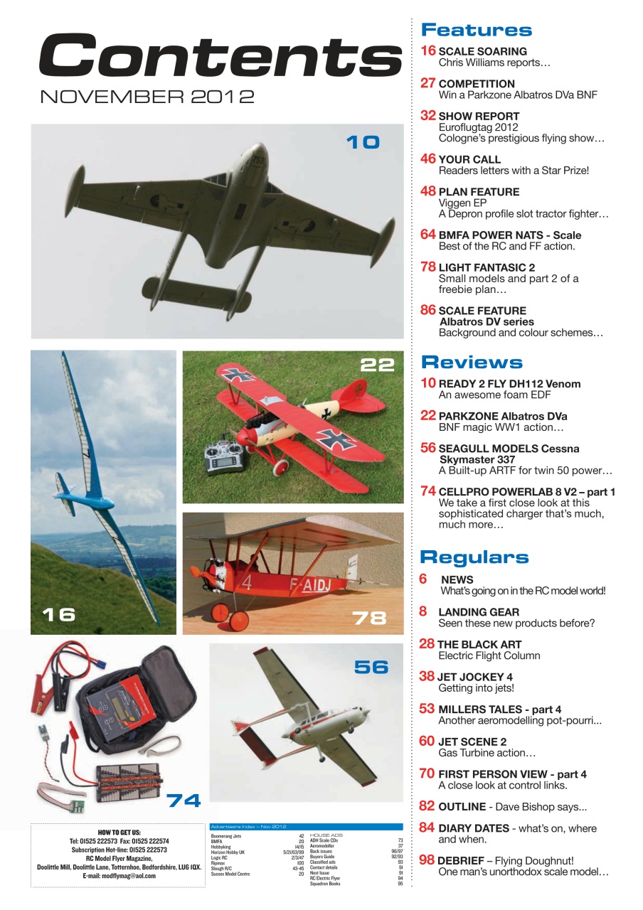 Radio Control Model Flyer Preview Pages