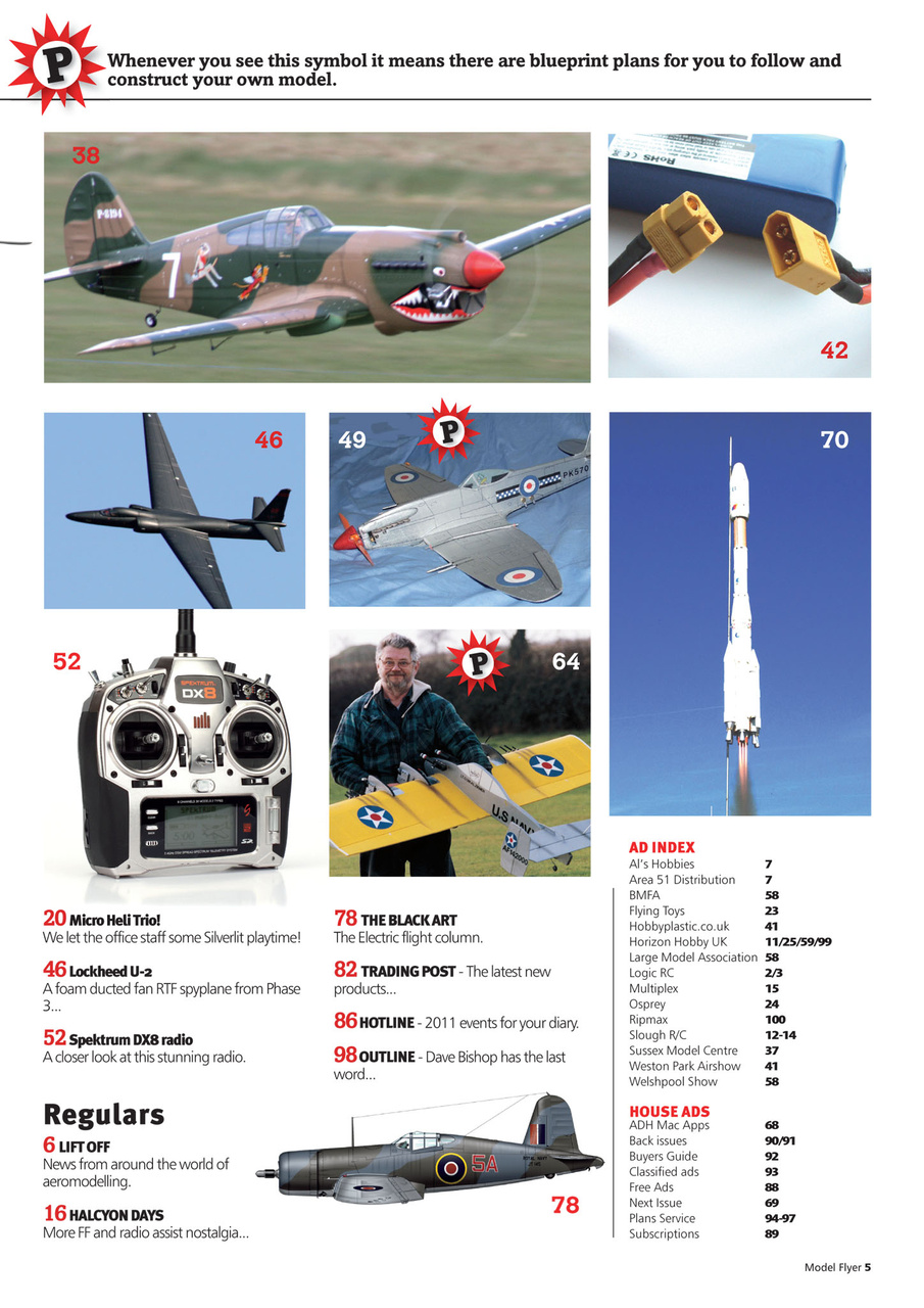 Radio Control Model Flyer Preview Pages