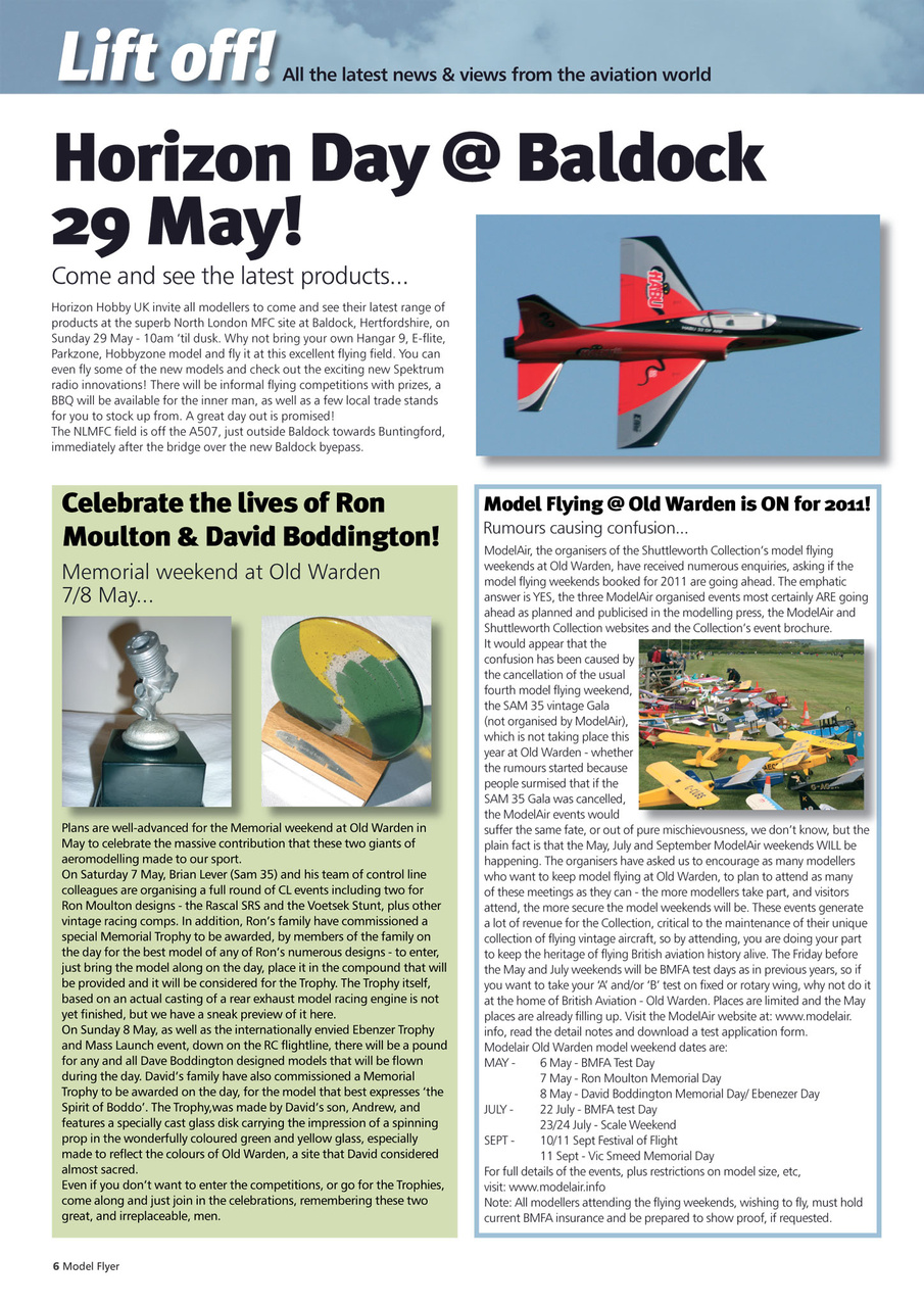 Radio Control Model Flyer Preview Pages