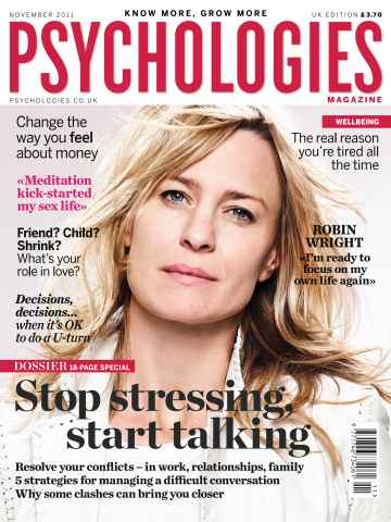 Psychologies issue No.74 Stop stressing....talk