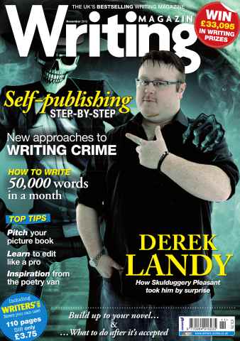 Writing Magazine issue Writing Magazine November 2012