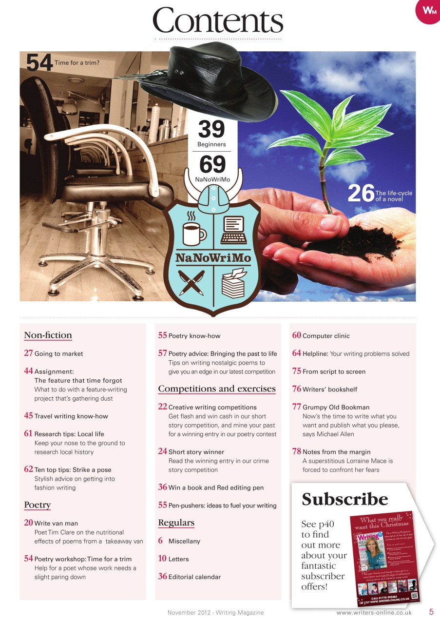 Writing Magazine Preview Pages