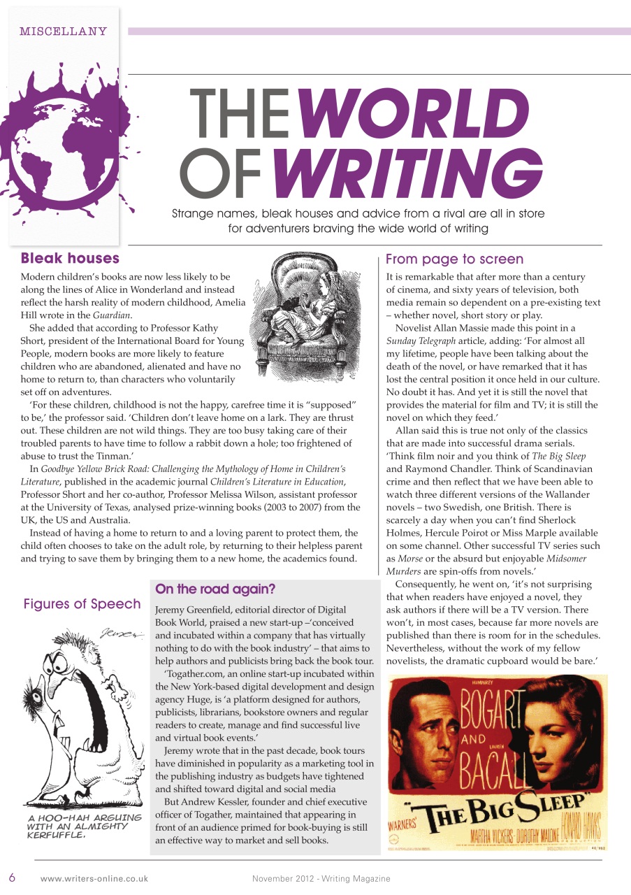 Writing Magazine Preview Pages