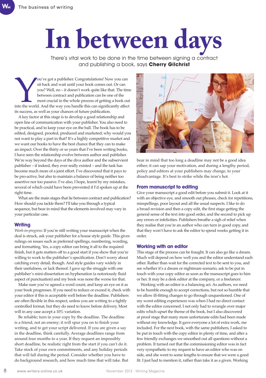 Writing Magazine Preview Pages