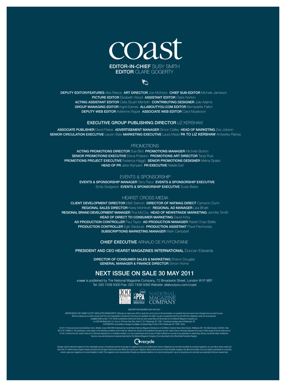 Coast Preview Pages