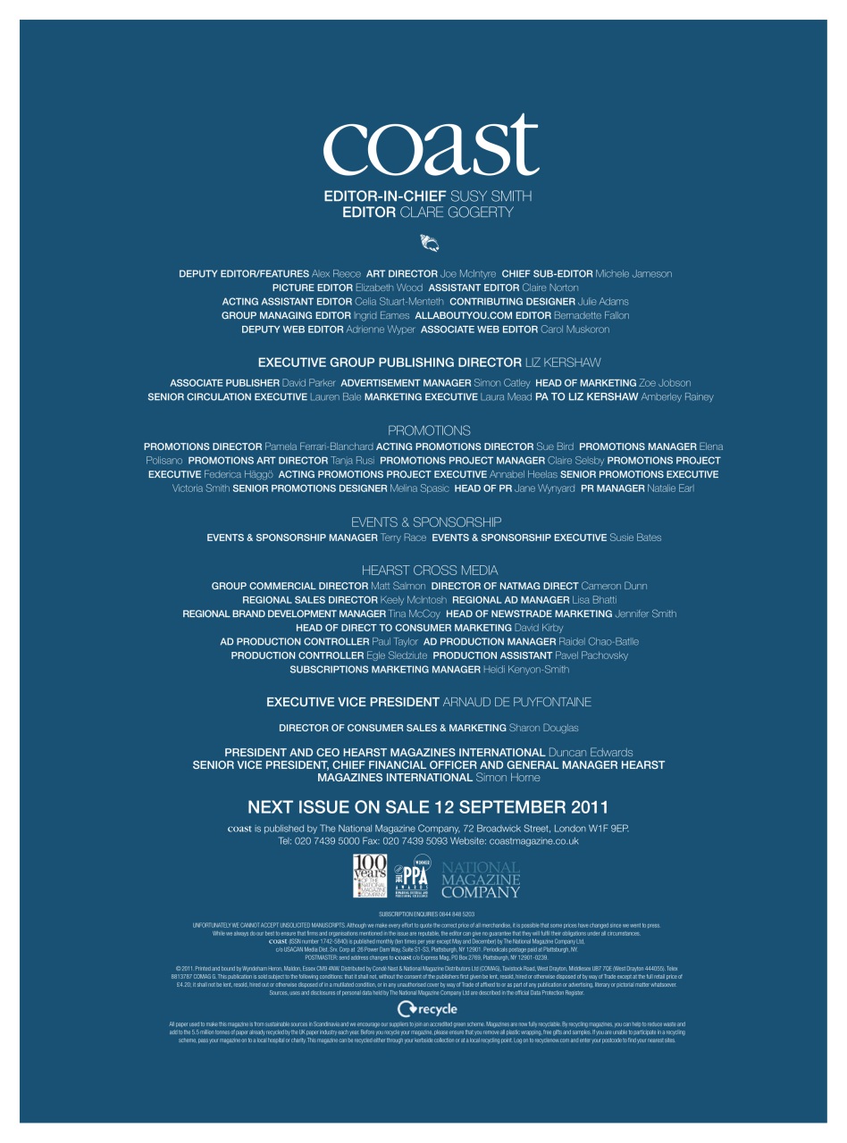 Coast Preview Pages