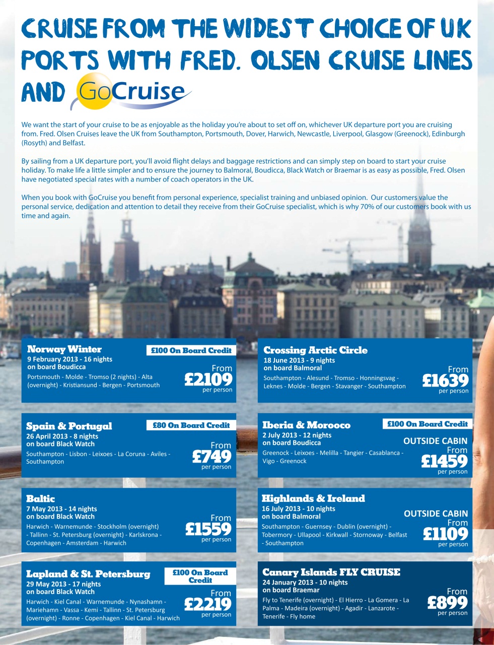 Cruise & Travel Preview Pages