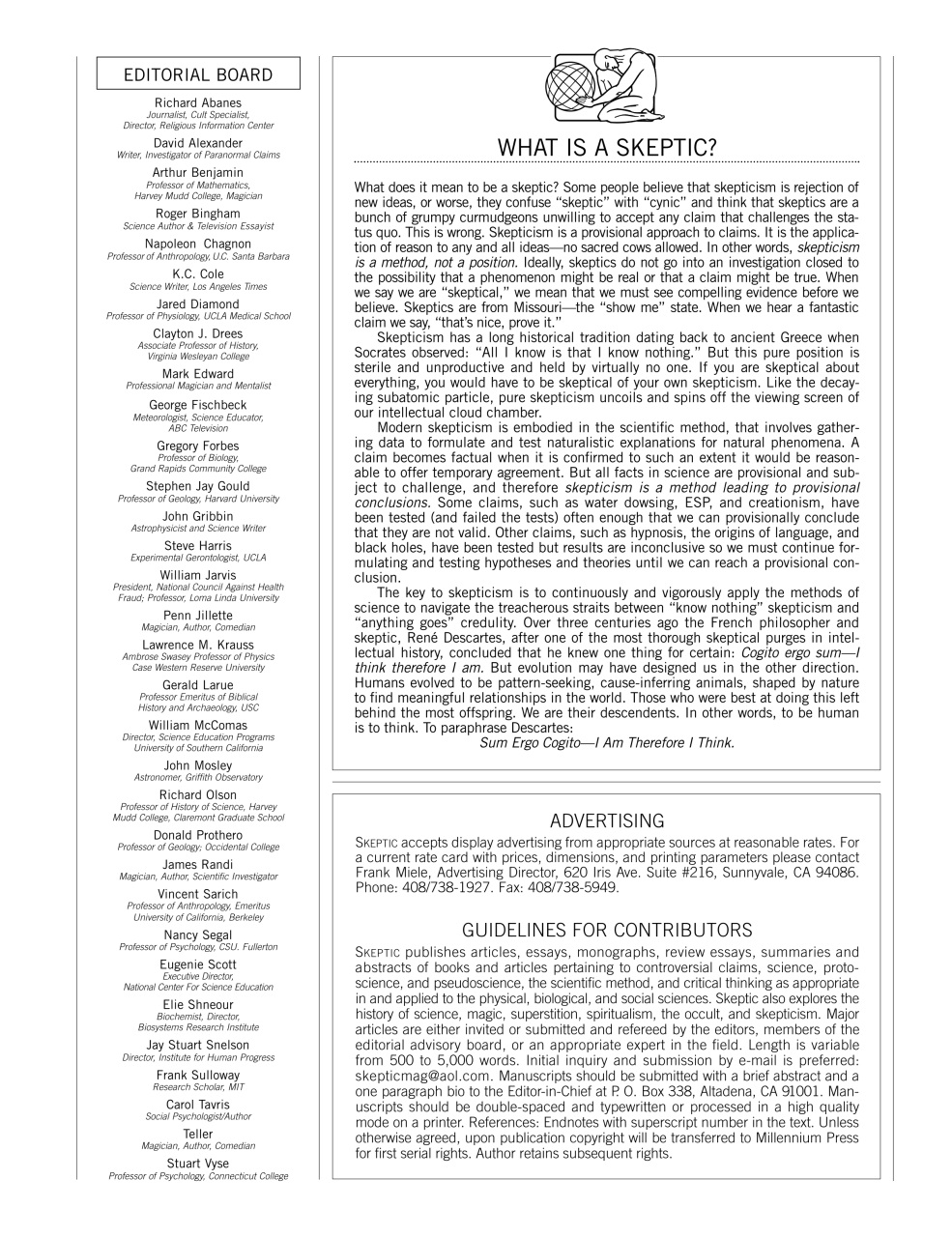 Skeptic Preview Pages