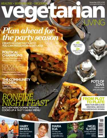 Vegetarian Living issue Issue 27 November '12