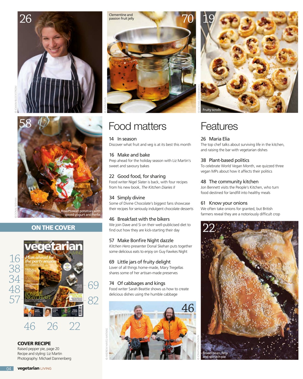 Vegetarian Living Preview Pages