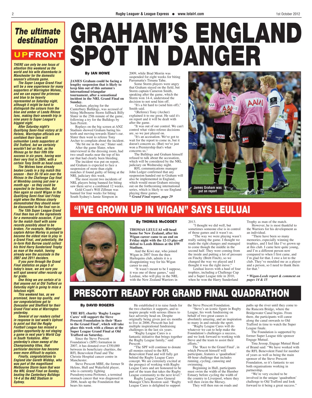 League Express Preview Pages