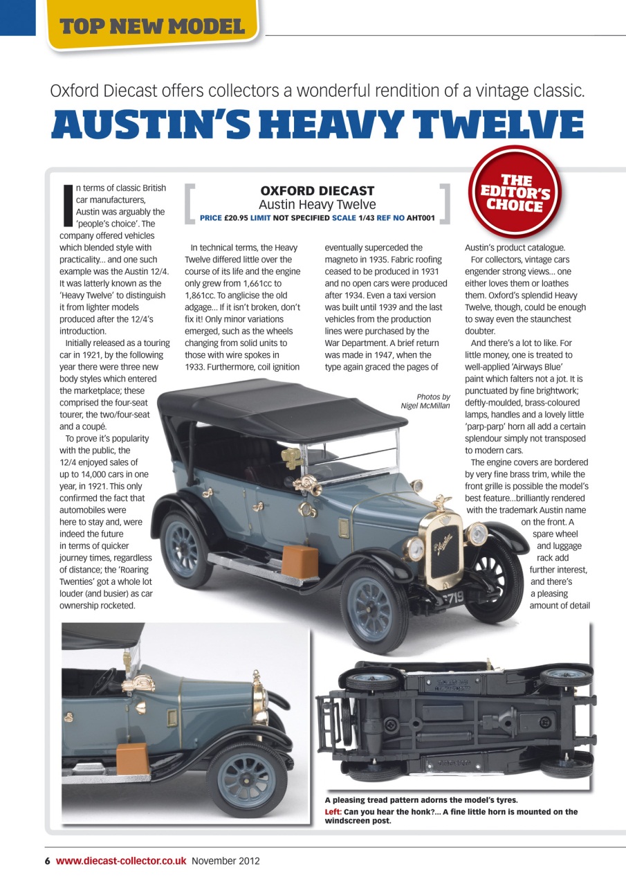 Diecast Collector Preview Pages