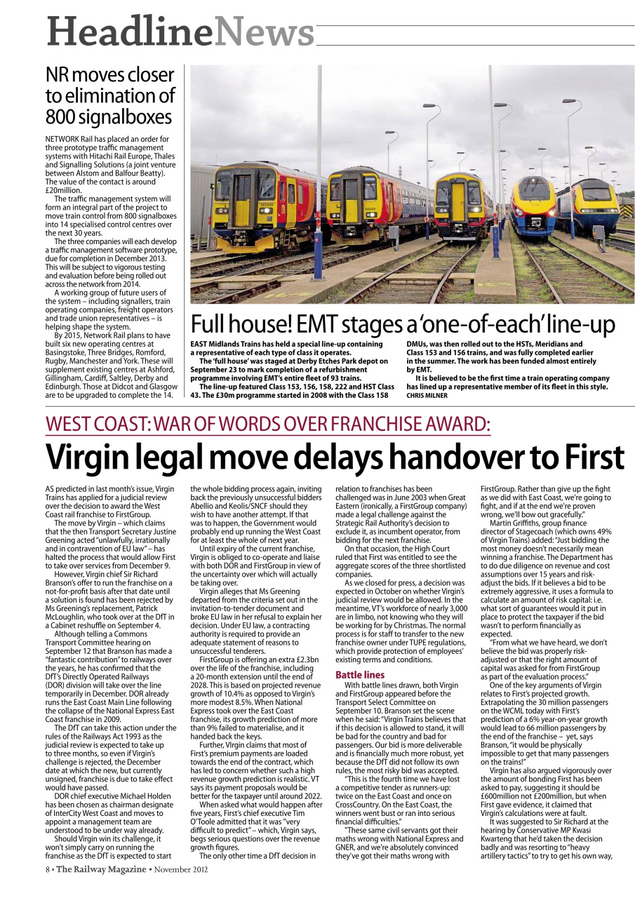 Railway Magazine Preview Pages