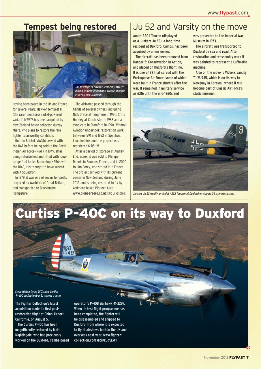 FlyPast Preview Pages