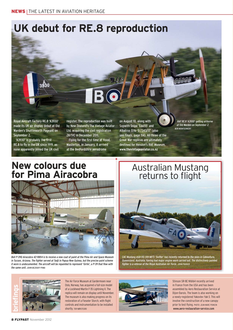 FlyPast Preview Pages