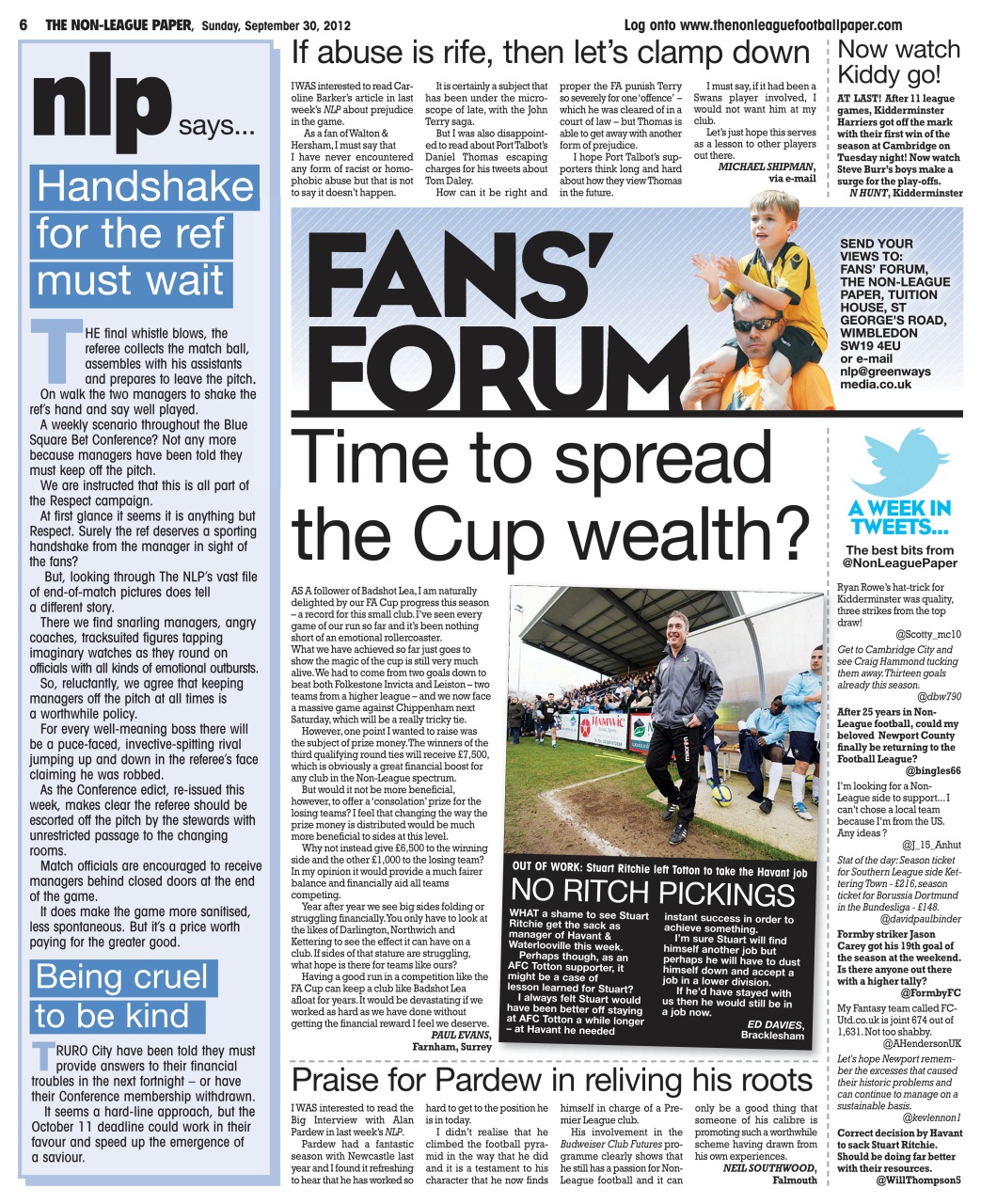 The Non-League Football Paper Preview Pages