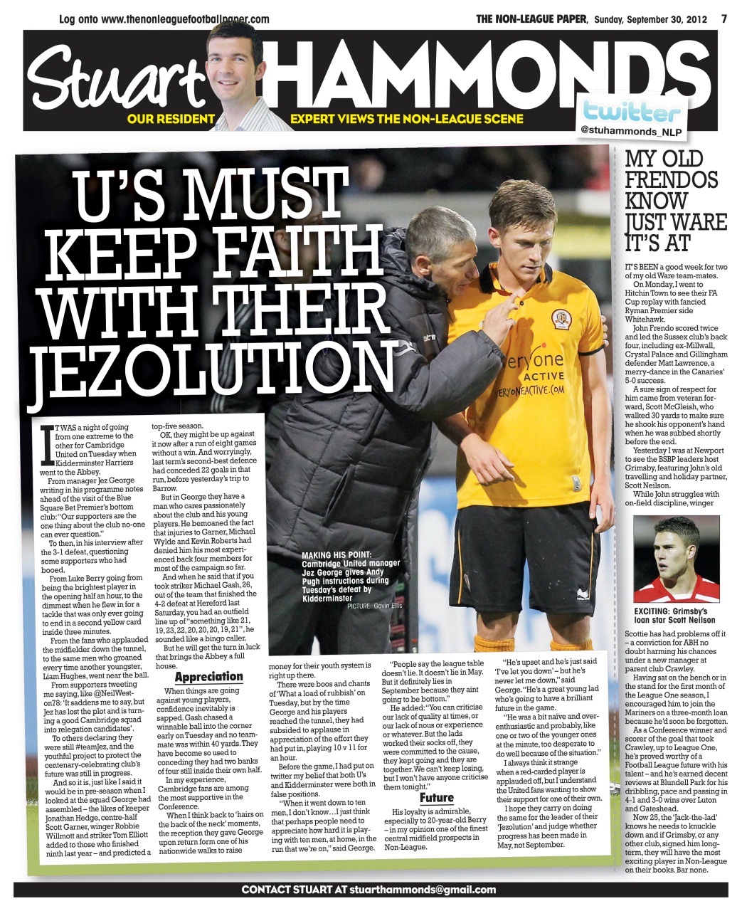 The Non-League Football Paper Preview Pages