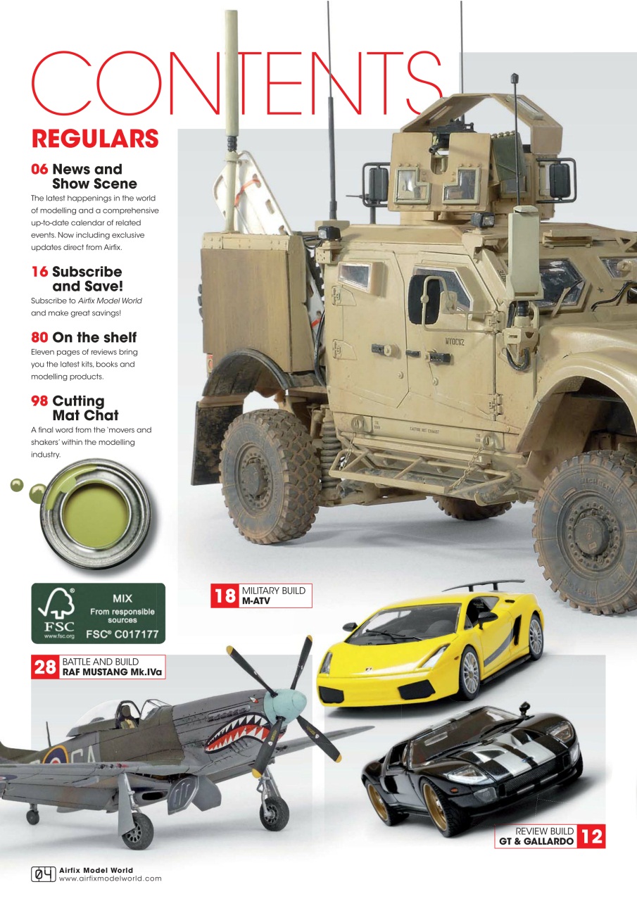Airfix Model World Preview Pages