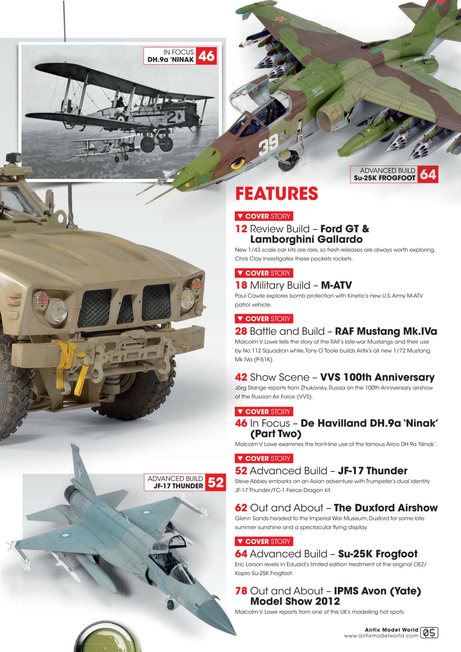 Airfix Model World Preview Pages