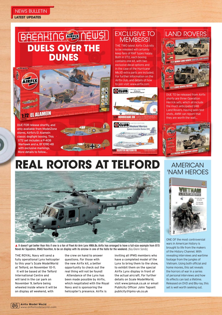 Airfix Model World Preview Pages