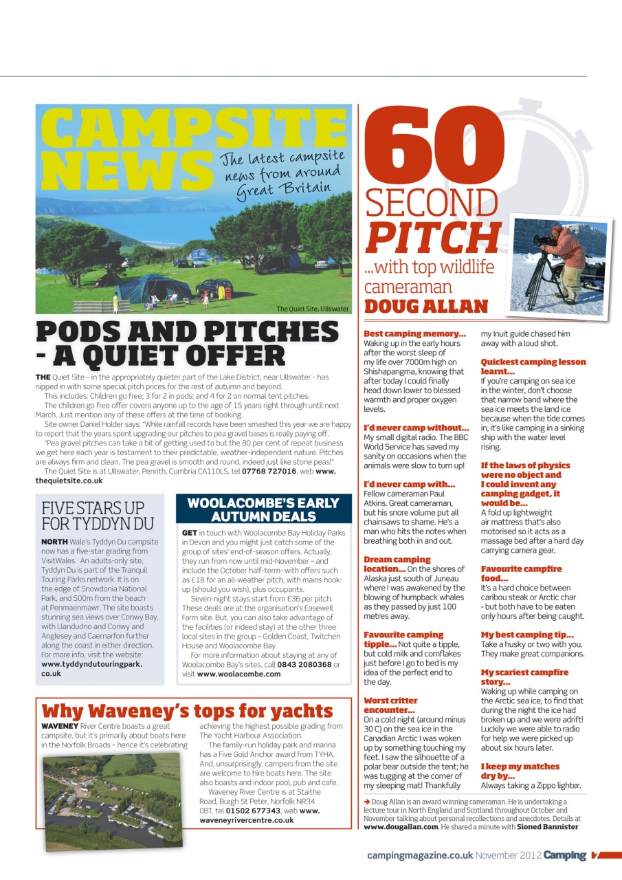 Camping Preview Pages