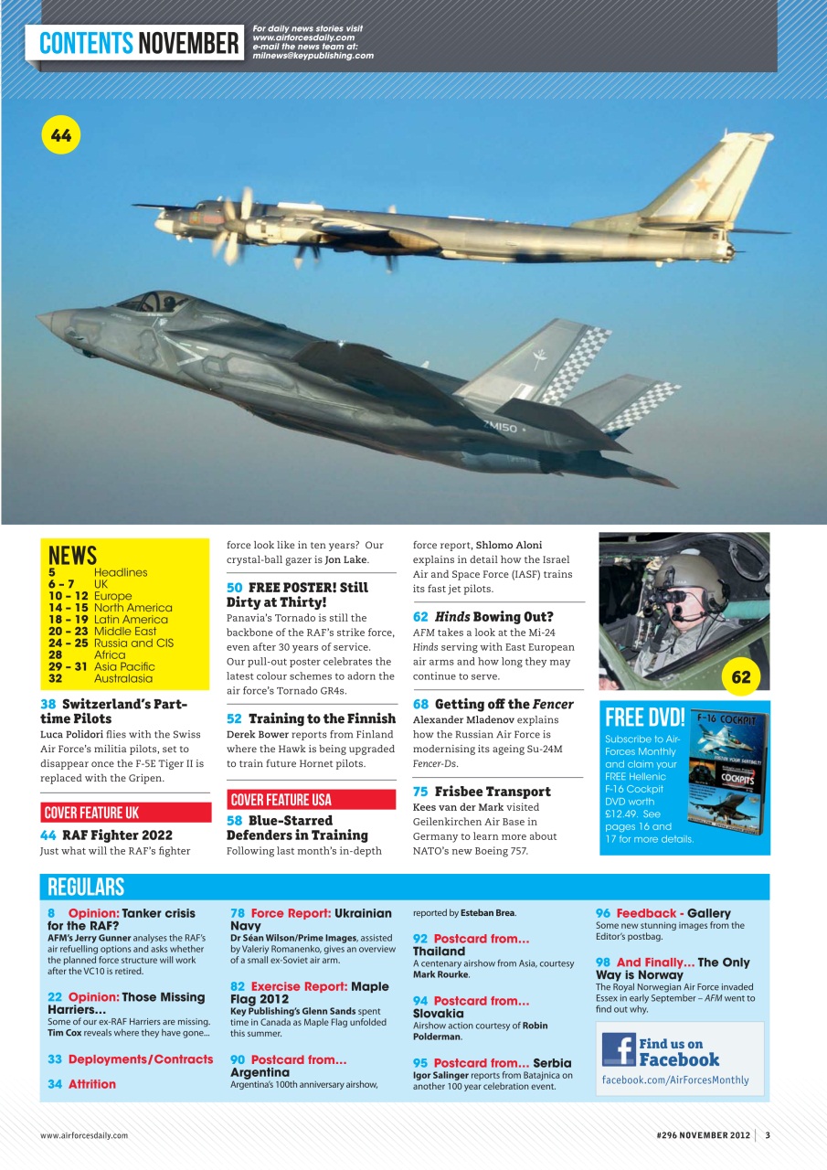AirForces Monthly Preview Pages