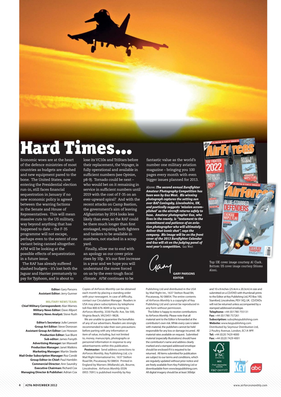 AirForces Monthly Preview Pages