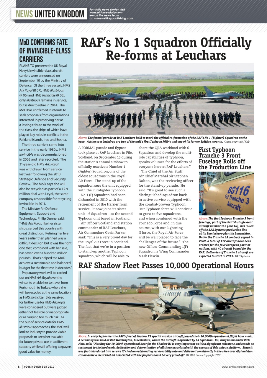AirForces Monthly Preview Pages