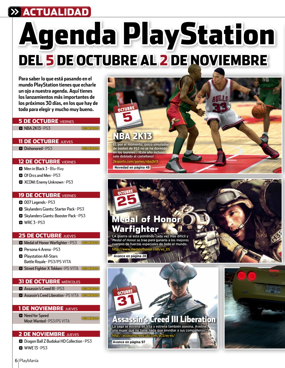 Playmania Preview Pages