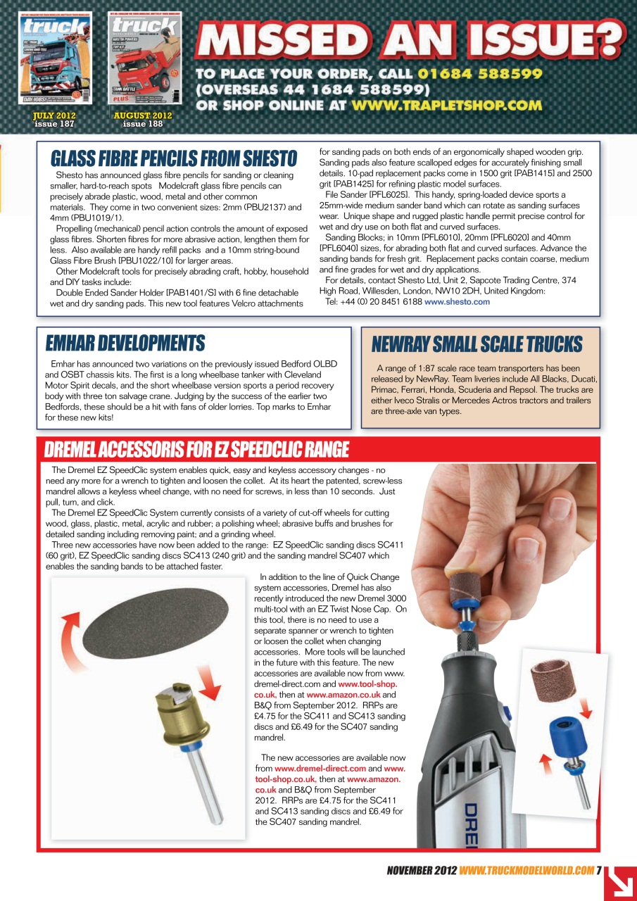 Model Car Truck Motorcycles World Preview Pages