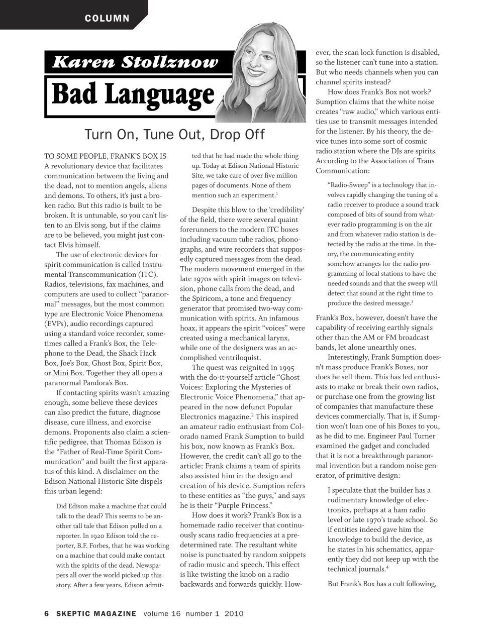 Skeptic Preview Pages