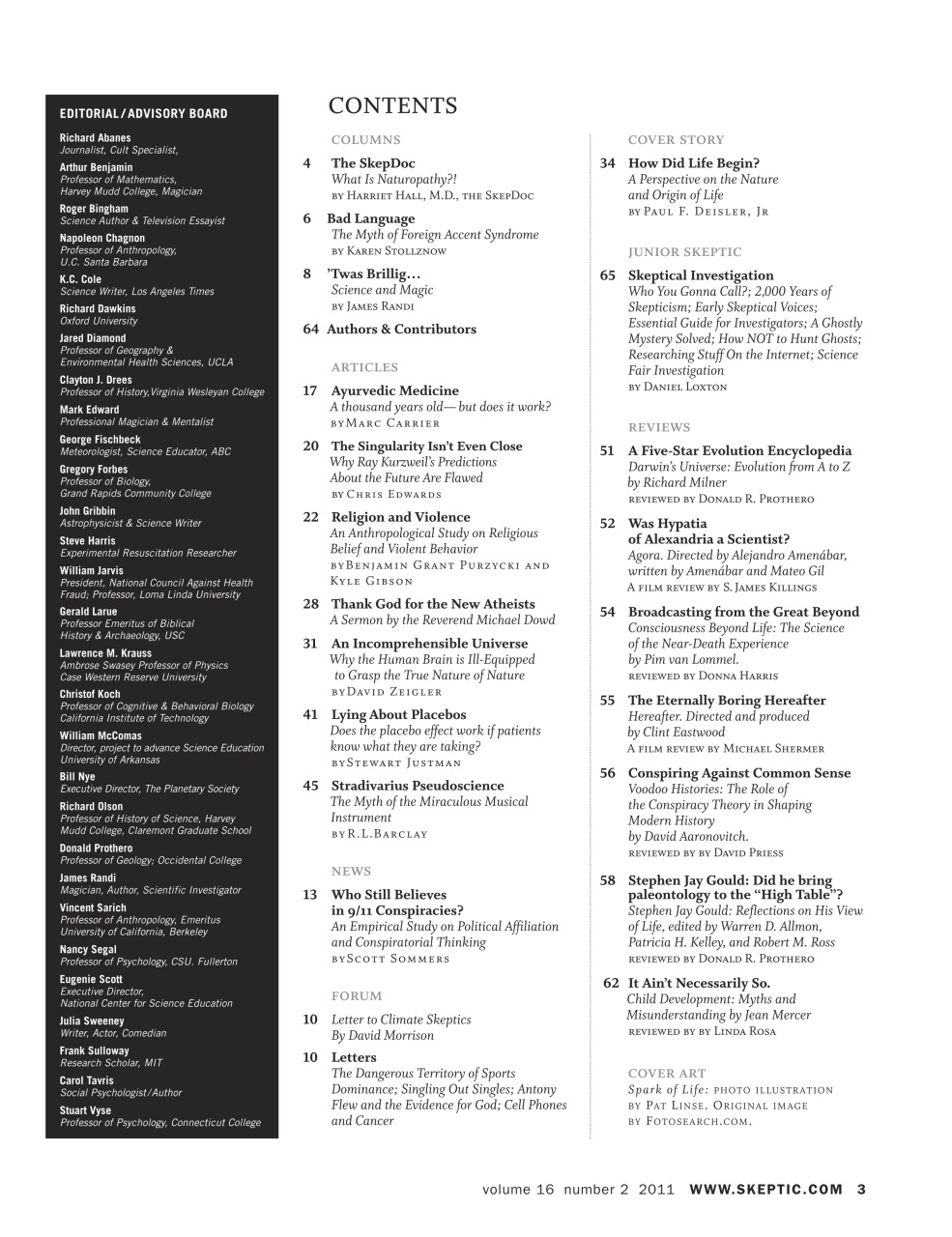 Skeptic Preview Pages