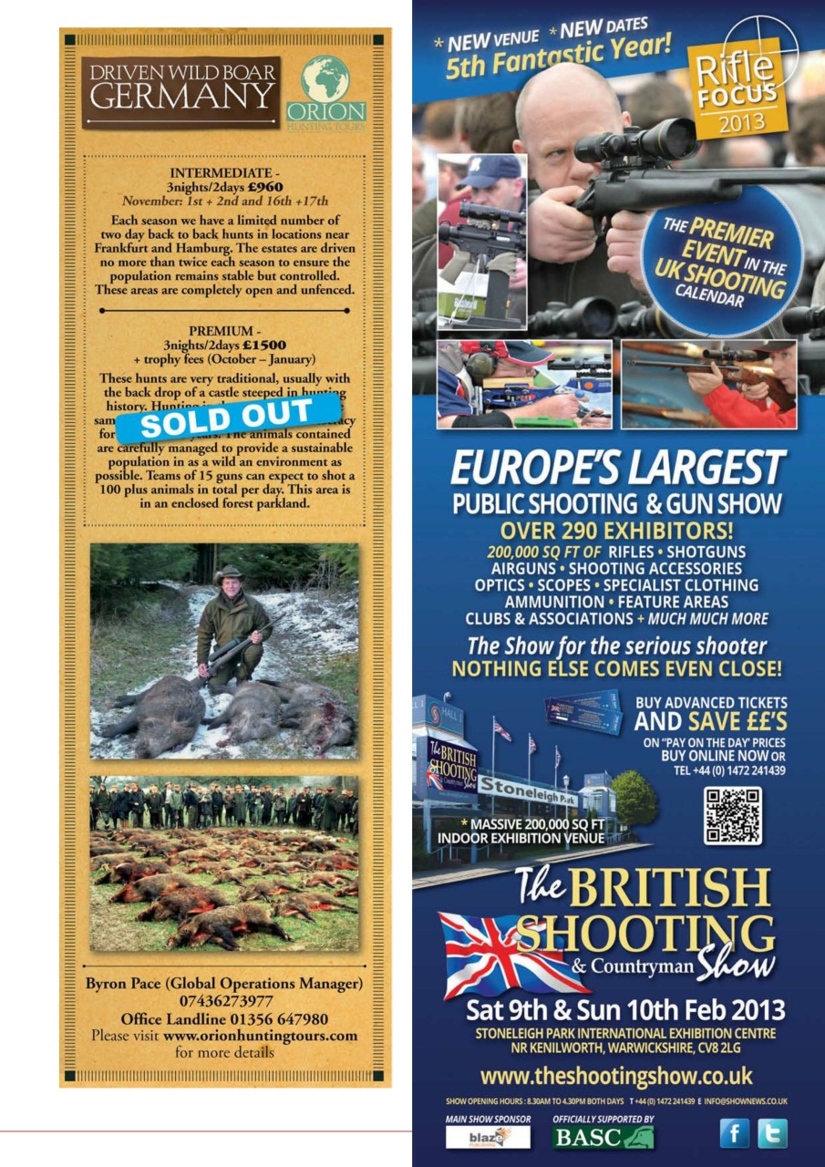 Sporting Rifle Preview Pages