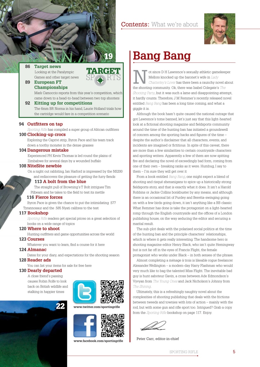 Sporting Rifle Preview Pages