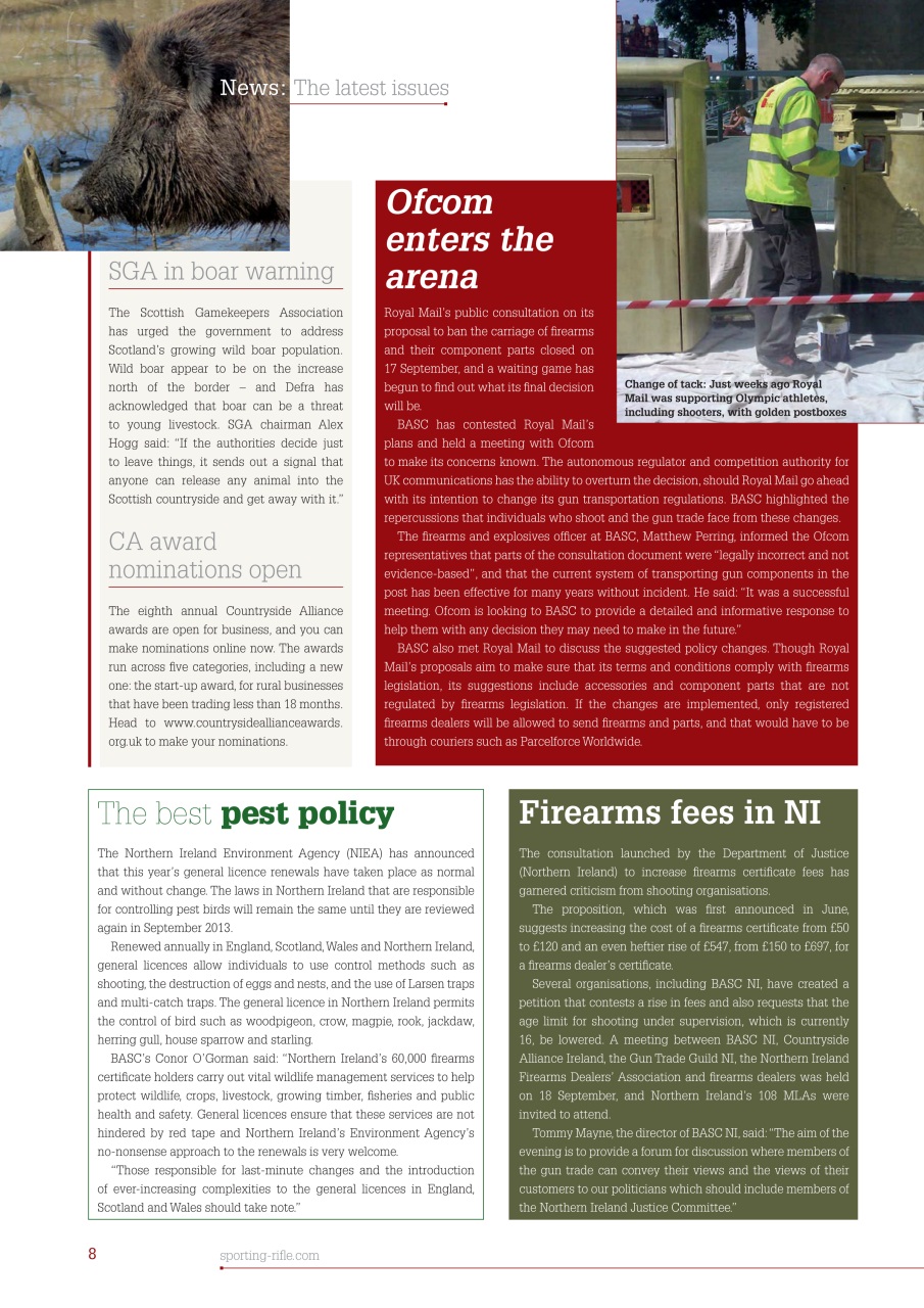 Sporting Rifle Preview Pages